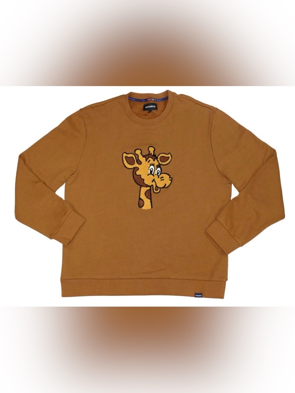 Bonobos x Toys”R”Us Geoffrey Giraffe Supersoft Crewneck Sweatshirt Kids 12 NWOT